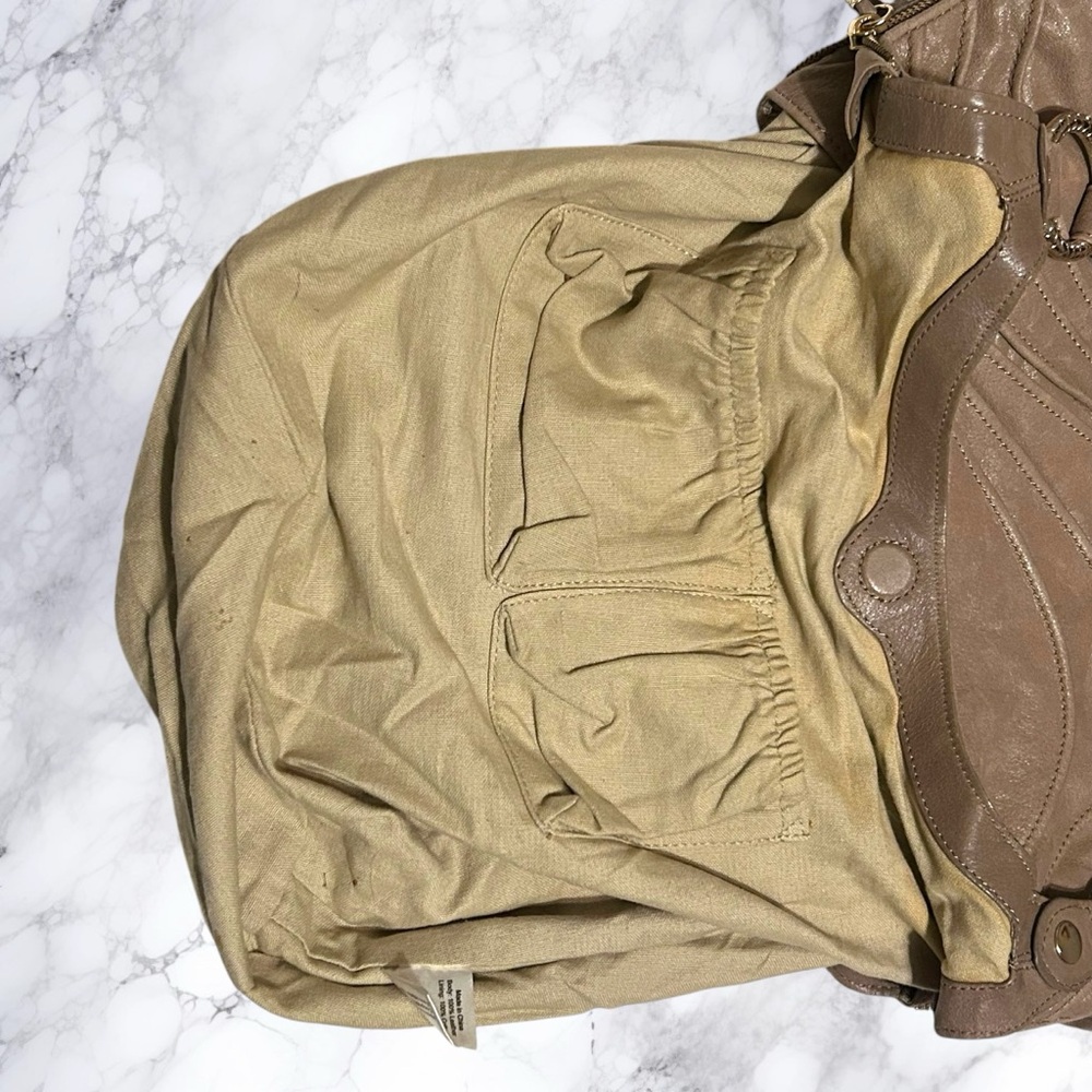 Elliott Lucca XL Purse Tan Light Brown Large Magnetic Shoulder - Picture 5 of 13